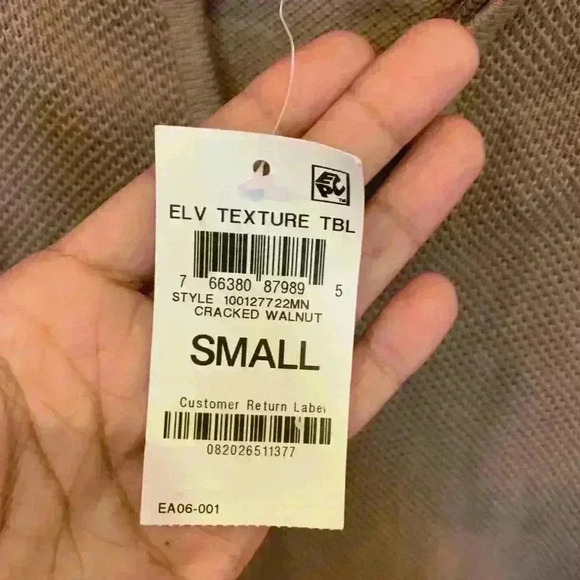 Mens Club Room Textured 1/4 Zip Pullover Sweater S NWT -B1 100% Cotton - Picture 8 of 8